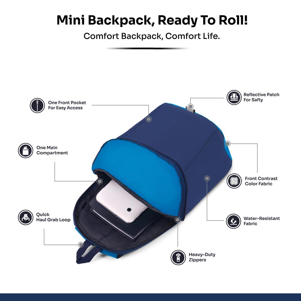 Lightweight Mini Backpack for Men & Women, Multi-Purpose Small Backpack for Daily Use, Travel and Casual Wear