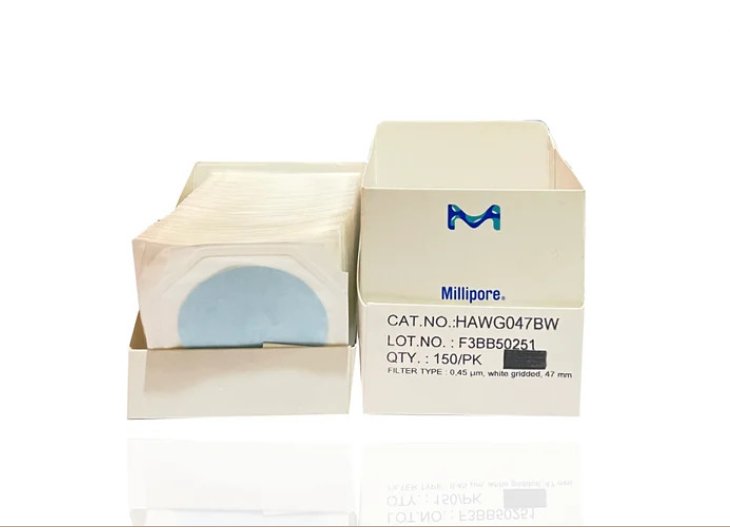 Blue Membrane Filters Pore Size 045 Micron Diameter 47 Mm