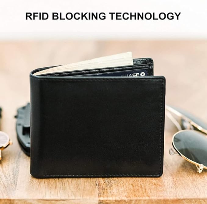 (SS-10209) Leather Wallet Pen Combo for Men