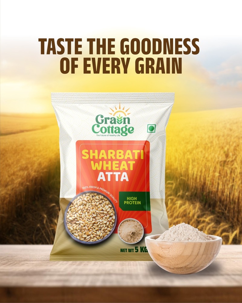 5Kg Sharbati Wheat Atta