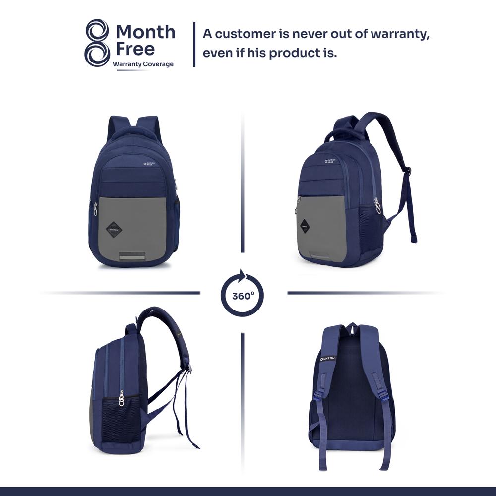 Multipurpose Backpack for Office, College, Travel and Daily Wear for Men & Women (Blue)
