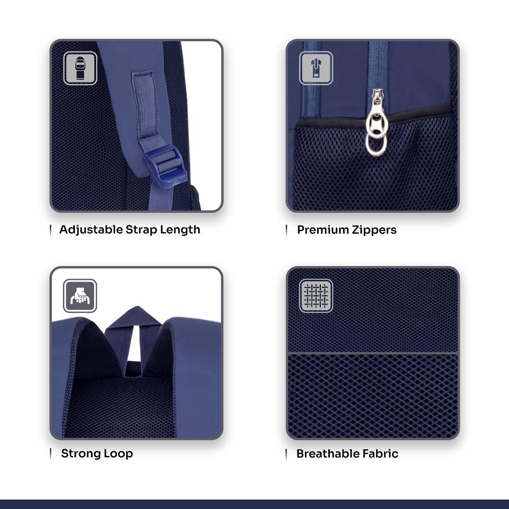 Multipurpose Backpack for Office, College, Travel and Daily Wear for Men & Women (Blue)