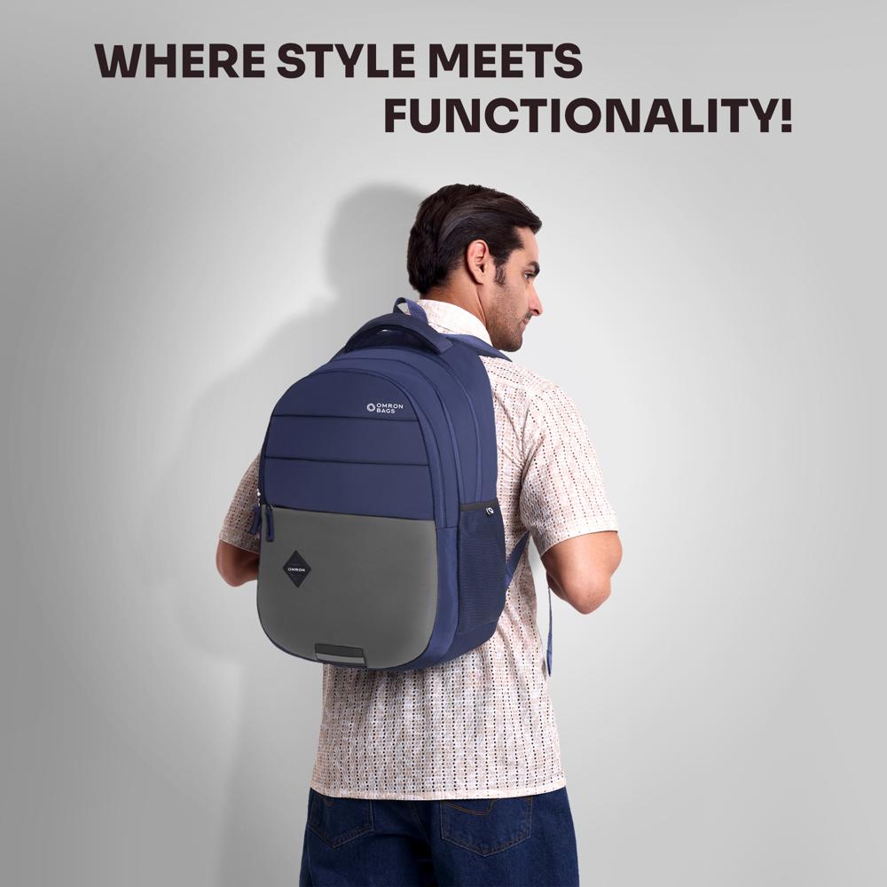 Multipurpose Backpack for Office, College, Travel and Daily Wear for Men & Women (Blue)