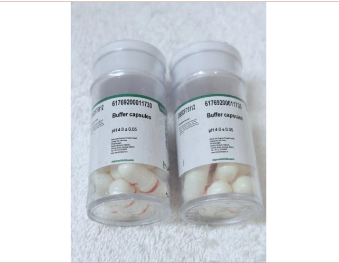 Buffer Capsules Ph 4.00-0.05 10 Capsules - Application: Laboratory
