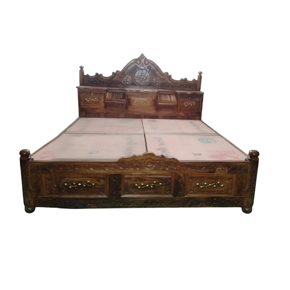 Premium Wooden Double Bed