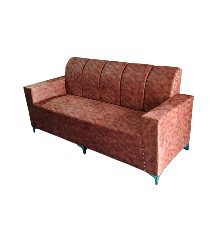 Three Seater Wooden Fabric Sofa