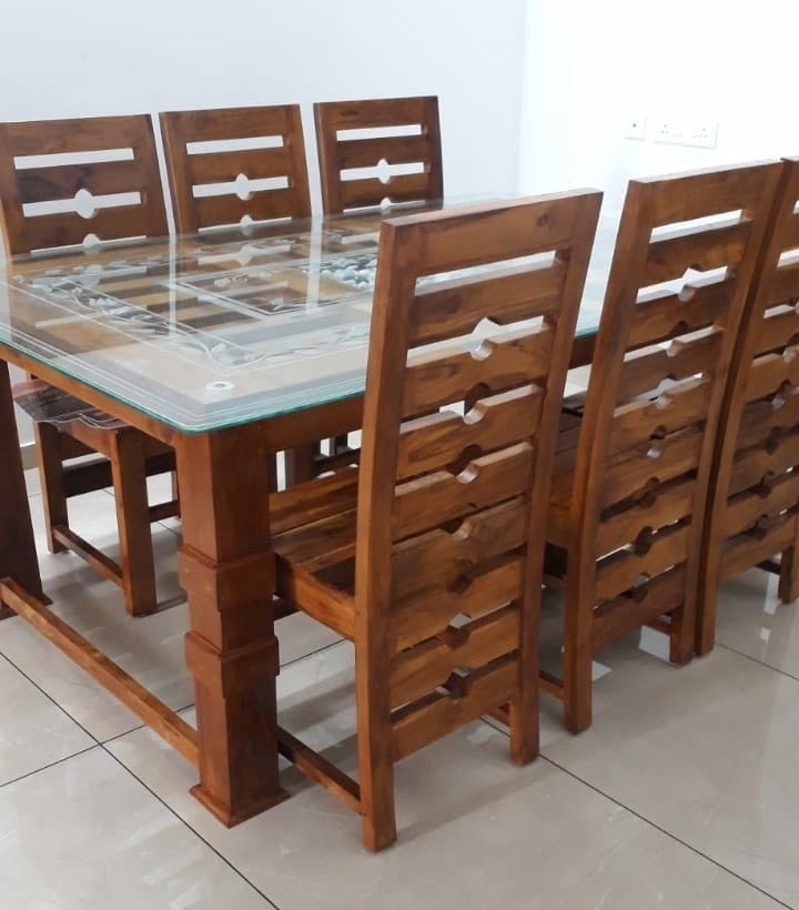 Wooden Dining Table And Chair Set