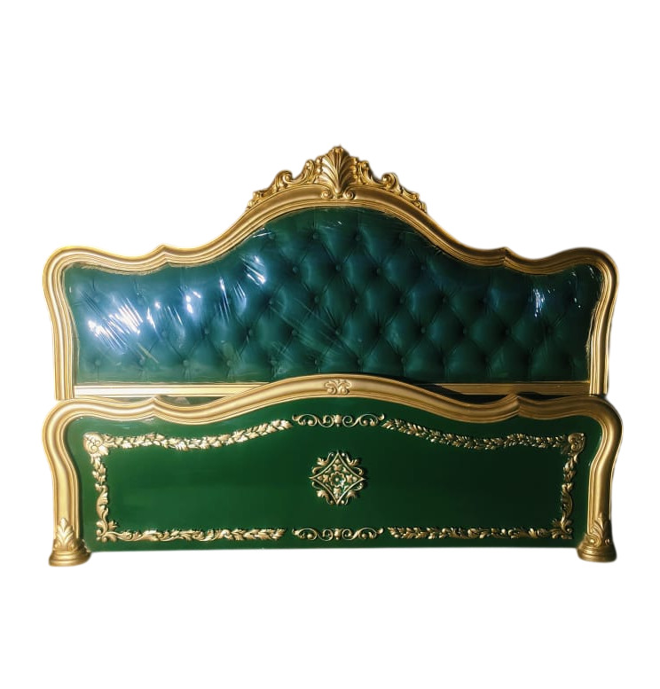 Royal King Size Wooden Bed Headboard