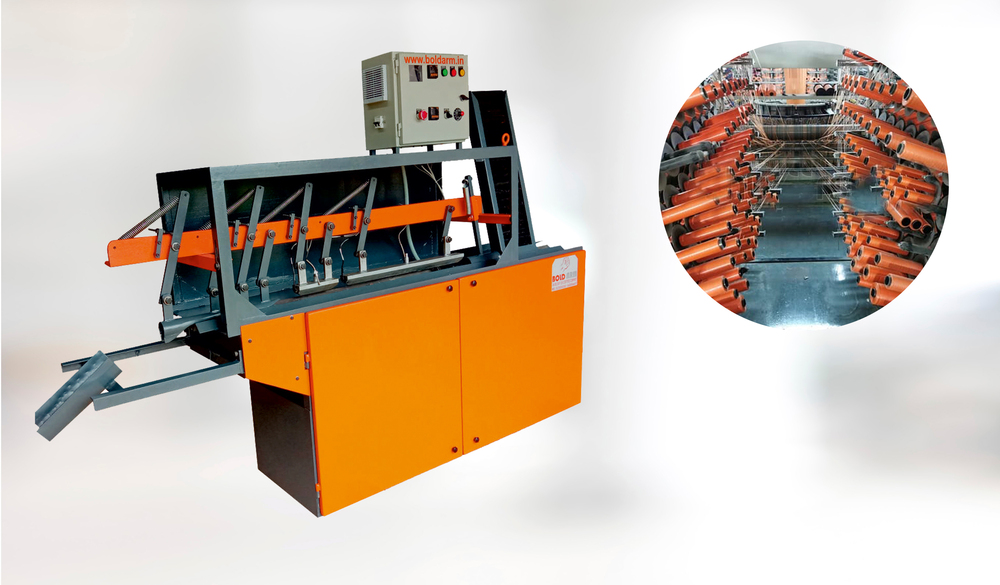 Bobbin Cleaning Machine - Online Pipe Cleaning Machine - Automation Grade: Automatic