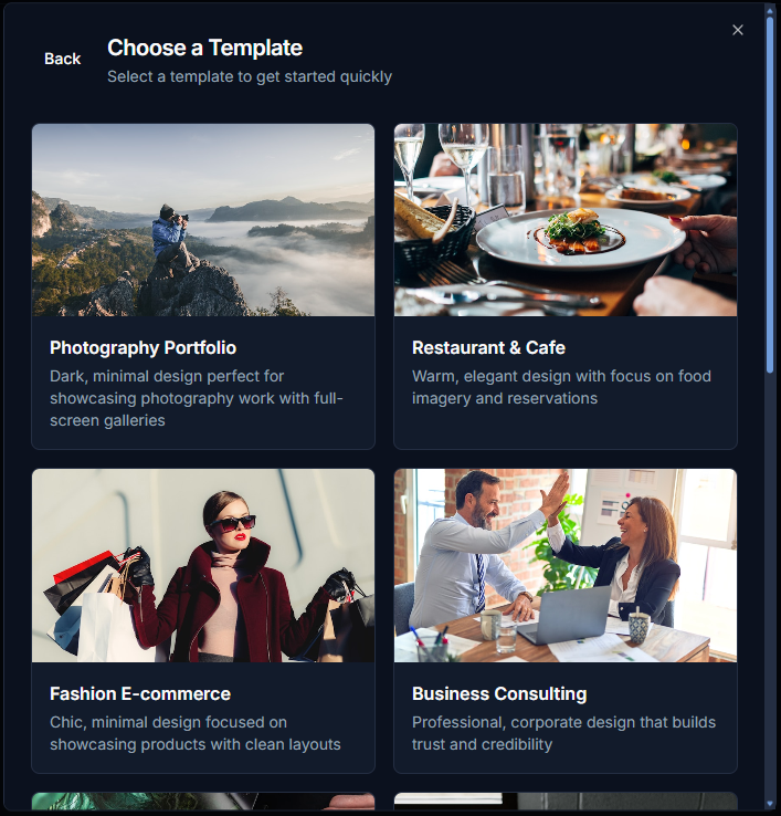 Instant Website Demo & Development Service