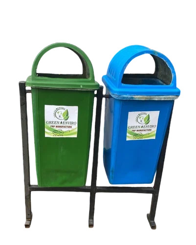 60 Litre FRP Garbage Dustbin Set