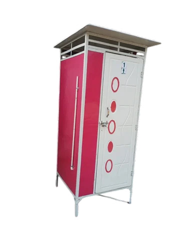 6 Feet Single Door FRP Portable Toilet