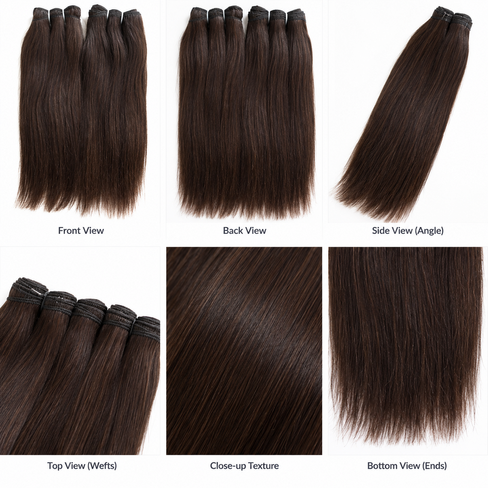 Brown Remy Human Hair Extension - Features: Easy To Style