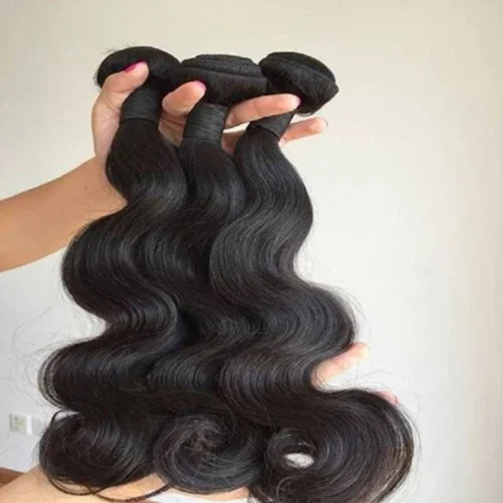 Black Curly Weft Human Hair