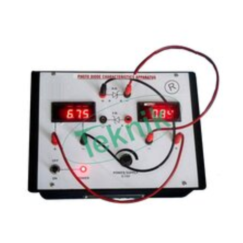 PHOTODIODE CHARACTERISTICS APPARATUS WITH ALUMINUM PANEL & DIGITAL PANEL METERS