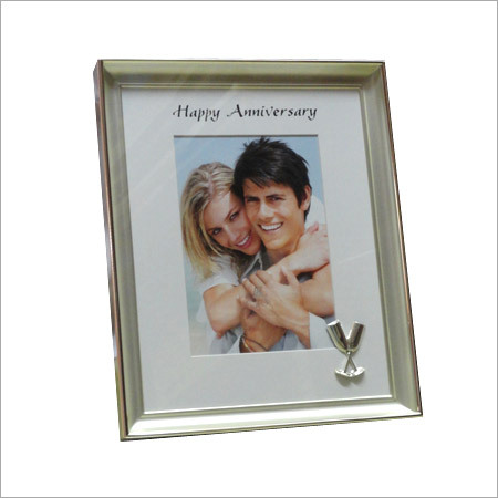 चांदी चढ़ाया फोटो फ्रेम