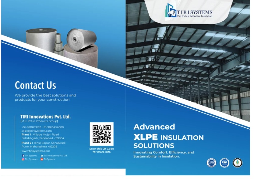 TIRI XLPE 13MM THICKNESS WITH ONE SIDE ALUMINIUM FOIL