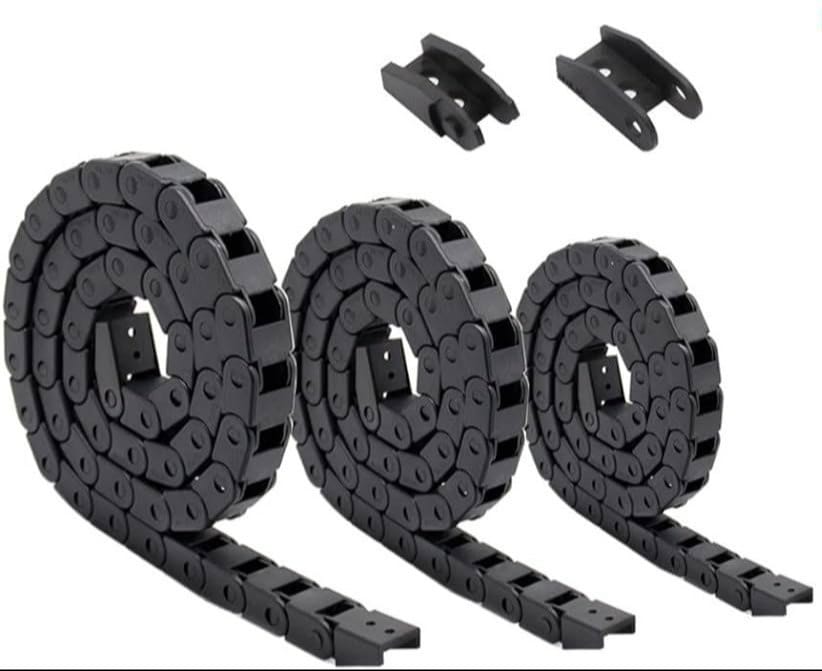 Plastic Cable Drag Chain - Durable Plastic, Customizable Hole Shape | Lightweight, Stainless Steel Enhanced For Industrial Use