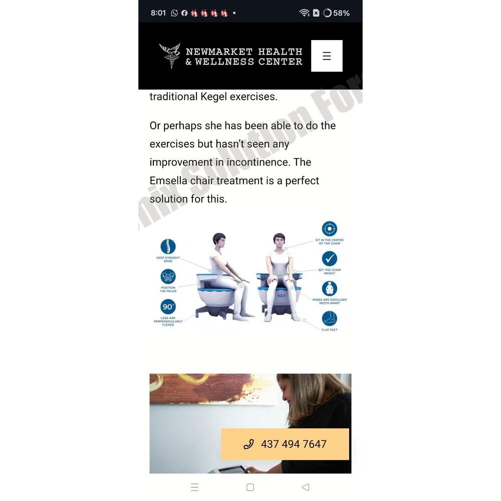 Electromagnetic Pelvic Floor Therapy Chair for Clinical Rehabilitation