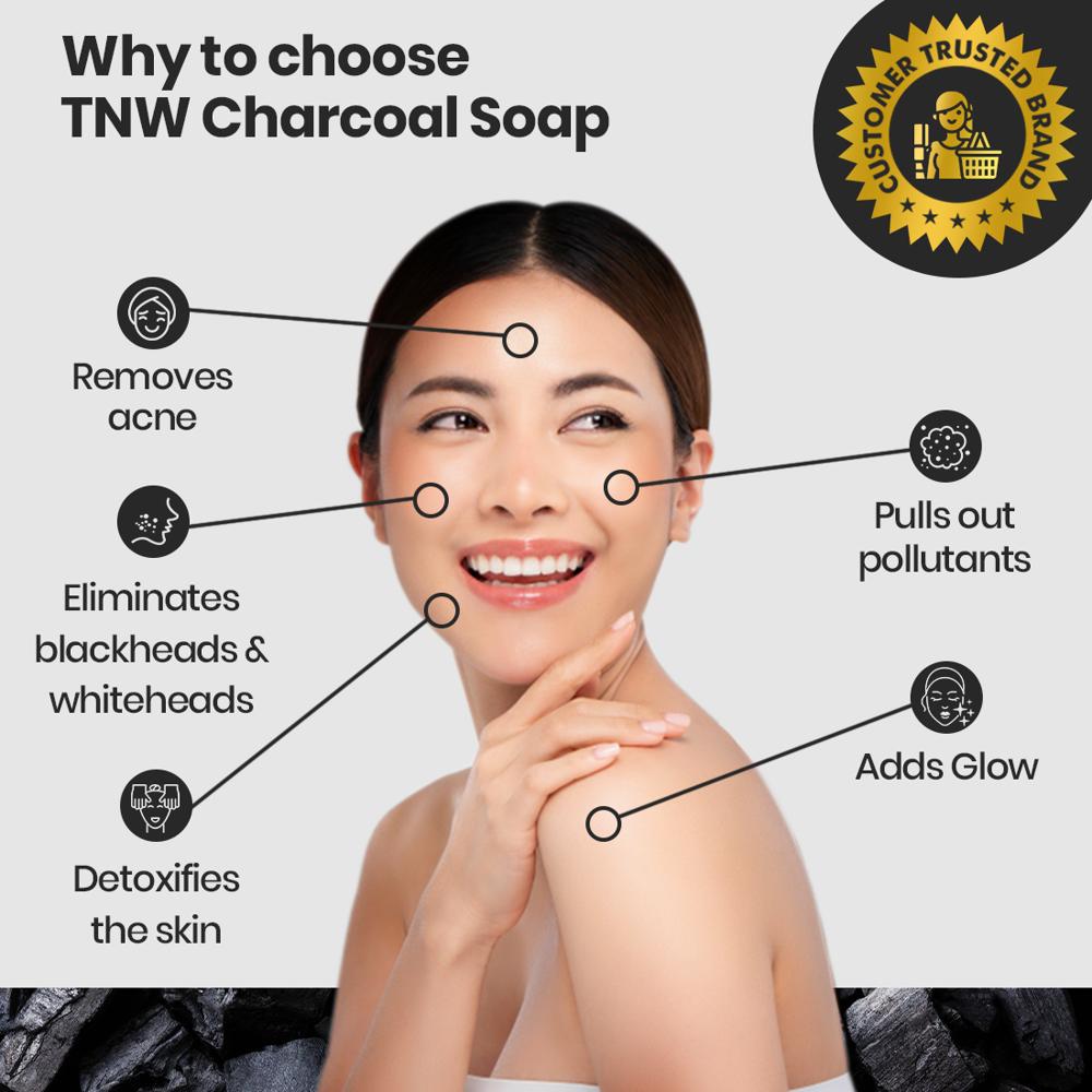 Charcoal Soap - Handmade Soap For Face & Body ( Paraben/ Sulphate/ Dye/ Silicon Free) - Age Group: 15