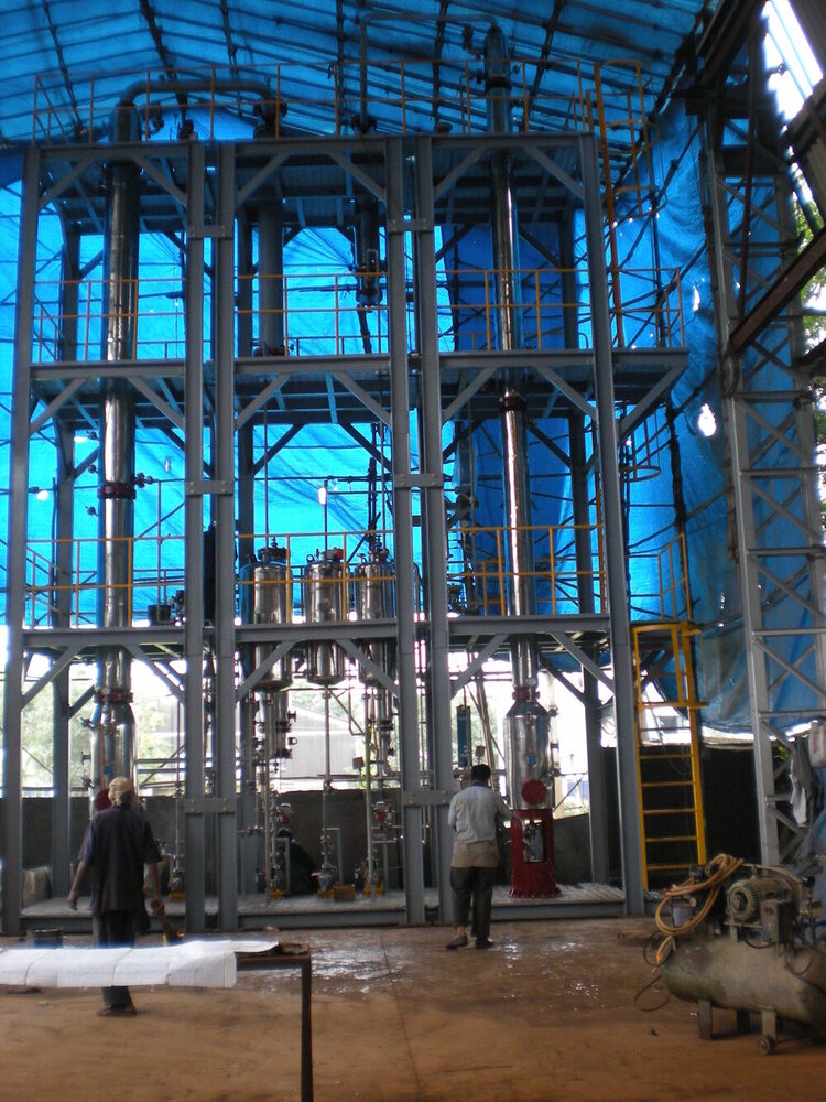 Distillation Skid For Bio Diesel Manufacturing Facility
