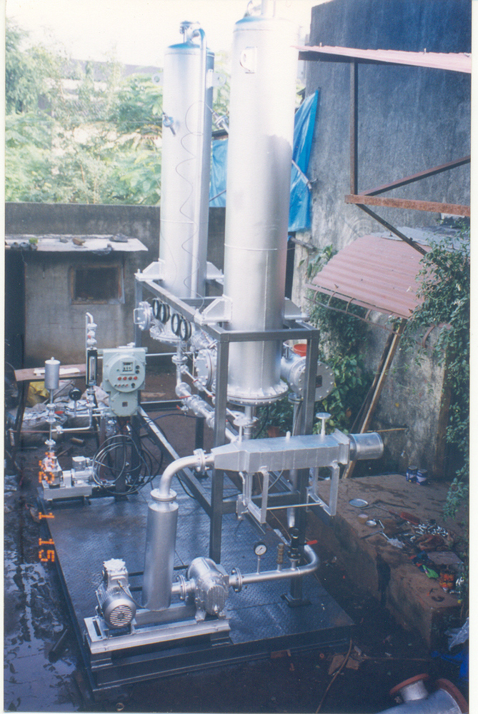 Skid Of Mol. Sieve Based Solvent Drying System
