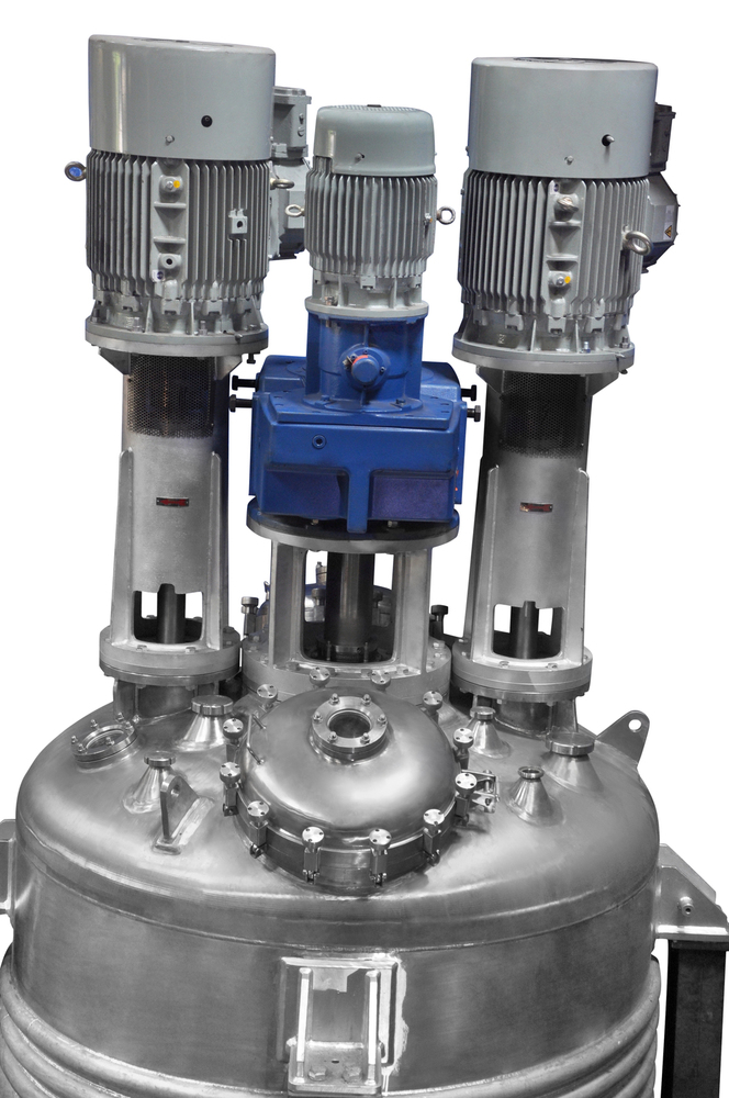 Multi (Triple) Agitator High Shear Mixing Vessel For Emulsion Unit