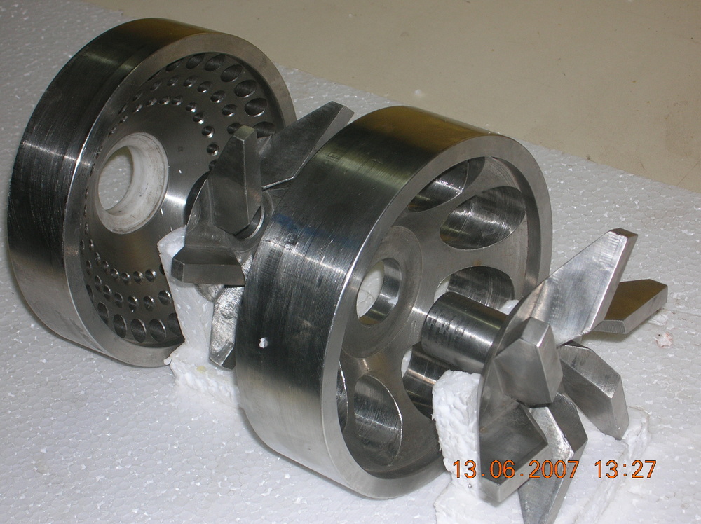 Inline Mixer Stator Rotor Assembly