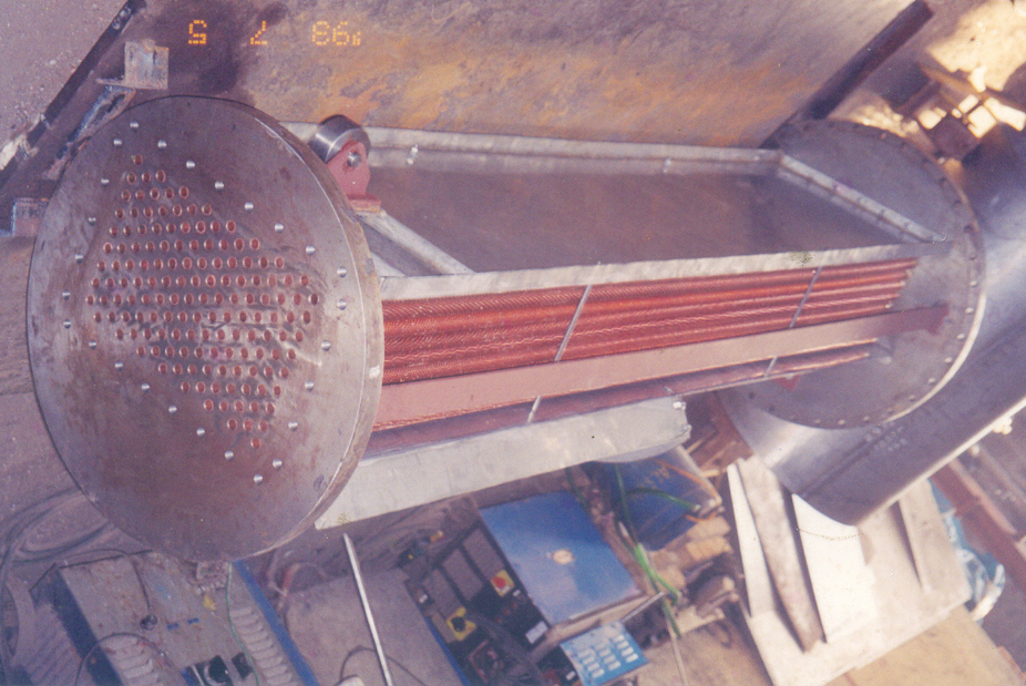 Heat Echanger For Air Cooling Steel Industry