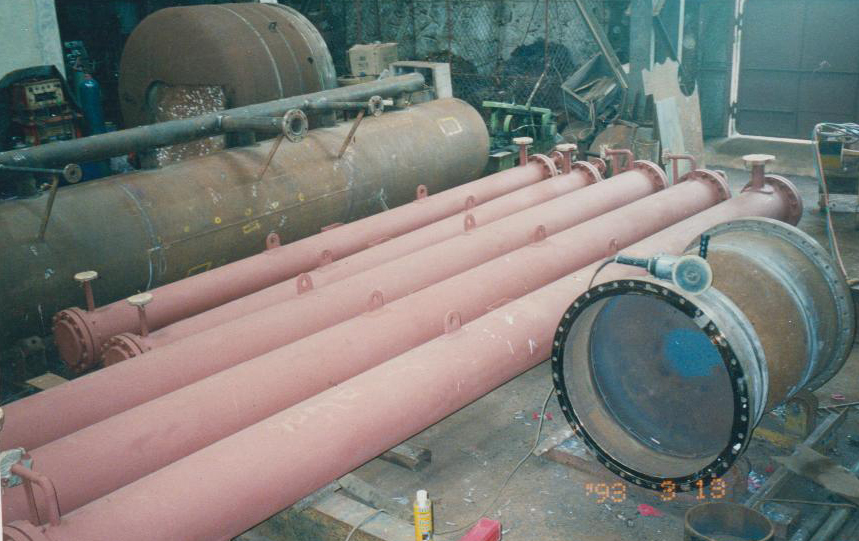 High Pressure Shell And Tube Heat Exchangers For Industrial Ammonia Refrigeration Service