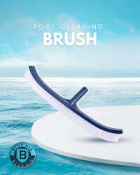 Pool Cleaning Brush - Color: White And Blue