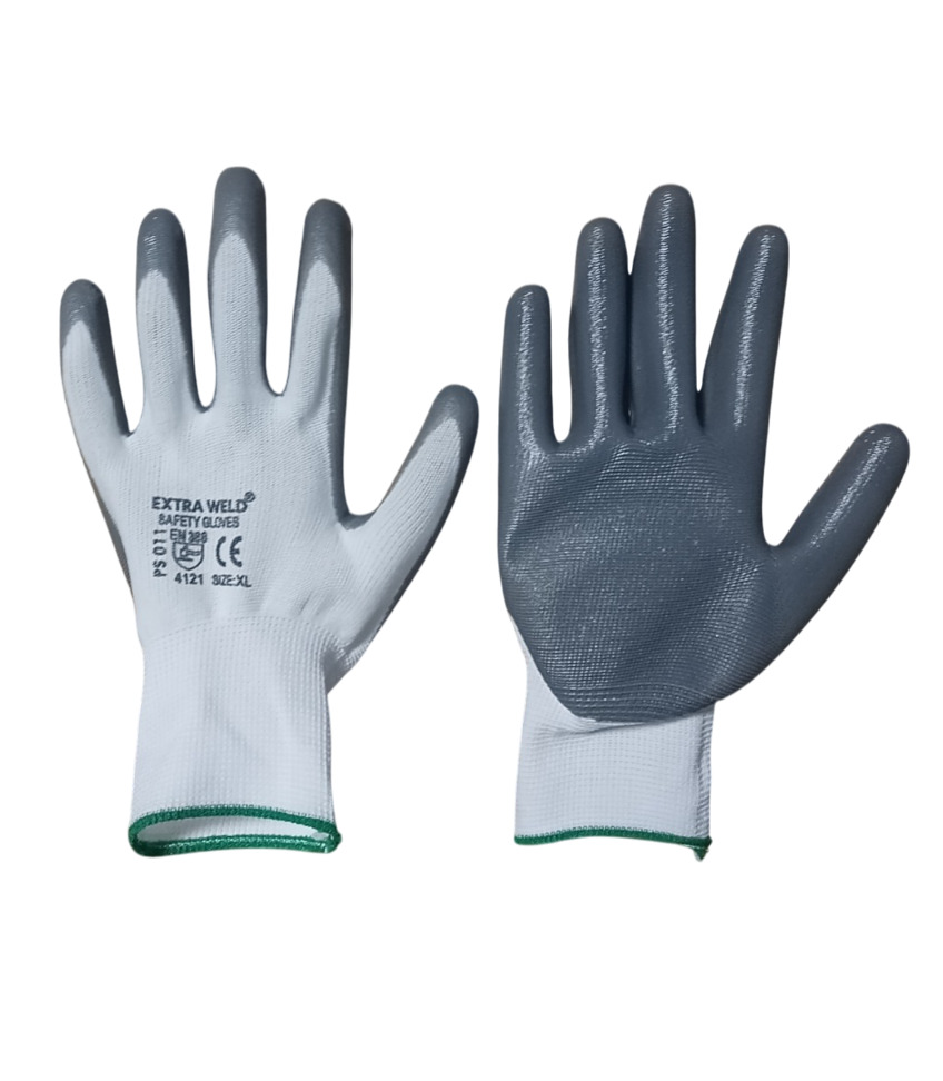 PS011 Nitrile Coated Safety Hand Gloves