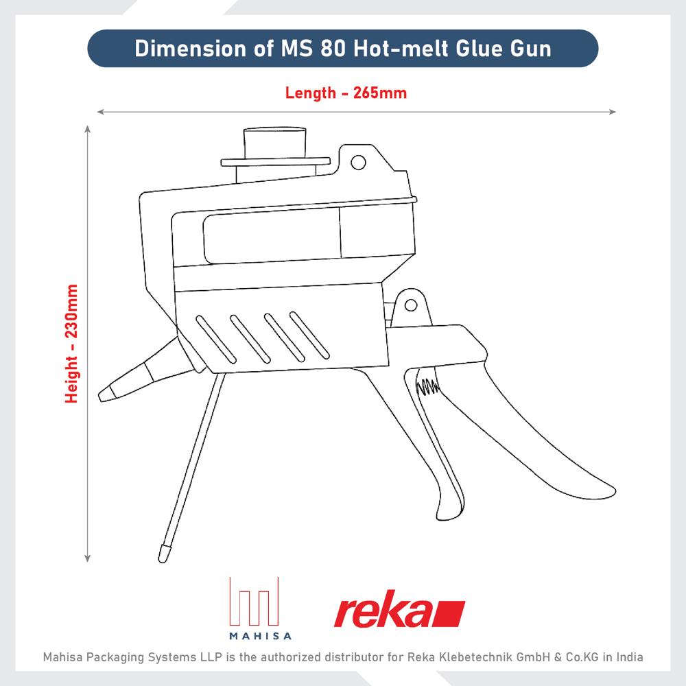 Reka Klebetechnik - MS 80 - Mechanical Hot-melt Glue Gun