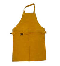 Yellow Leather Apron - Size: Customize Size
