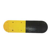 Rubber Speed Bumper - Color: Yellow And Black