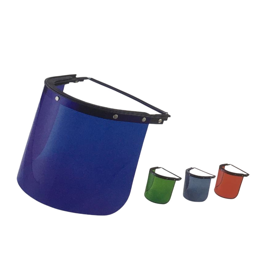 Blue Acrylic Sheet Face Shield