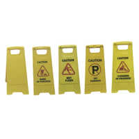 Plastic Sign Board - Color: Yellow