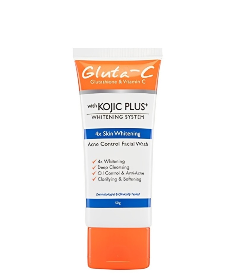 Gluta C Glutathione And Vitamin C With Kojic Plus Acne Control Face Wash
