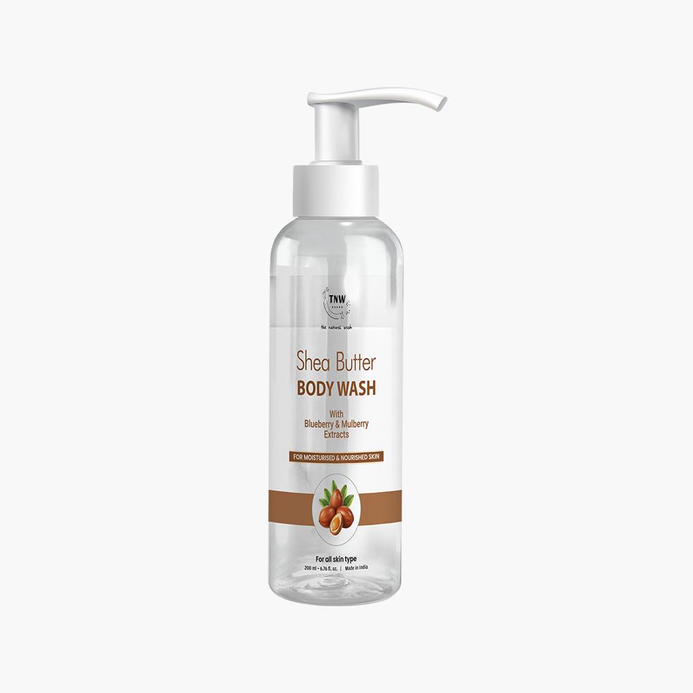 Shea Butter Body Wash FOR Cleanses, nourishes, and hydrates skin.