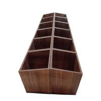 Wooden Rice Bins - Color: Silver