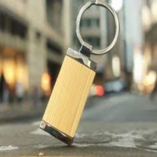 (SS-Eco-9) 4-in-1 Wooden Bamboo Diary, Cardholder, Pen & Keychain Set