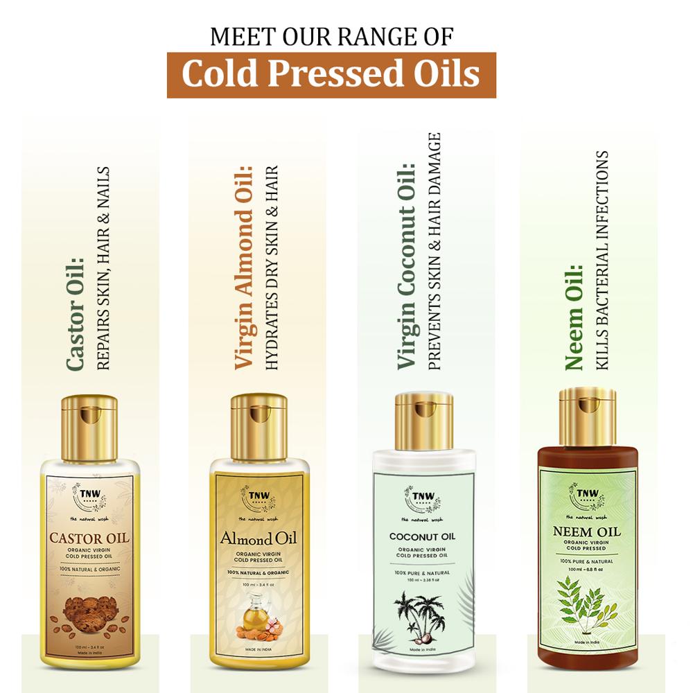 Virgin Almond Oil for Face, Hair & Body Pure & Natural Almond Oil for Baby Massage