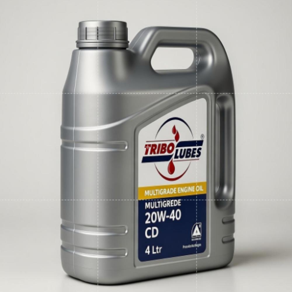 Multigrade Engine Oil-20w40-cd - 20w40 Multigrade Engine Oil, Yellow Bottle | Automotive Application For Cars And Trucks