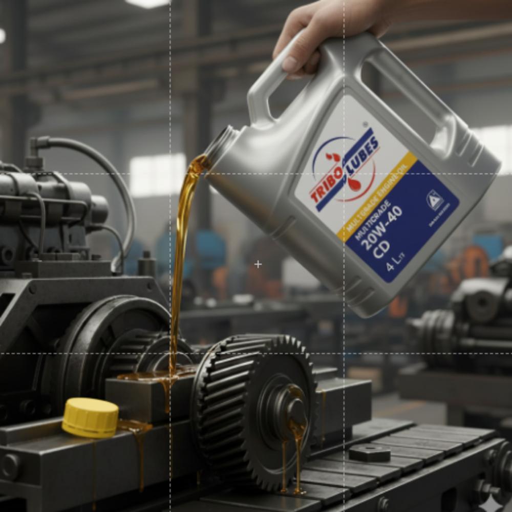 Multigrade Engine Oil-20w40-cd - 20w40 Multigrade Engine Oil, Yellow Bottle | Automotive Application For Cars And Trucks