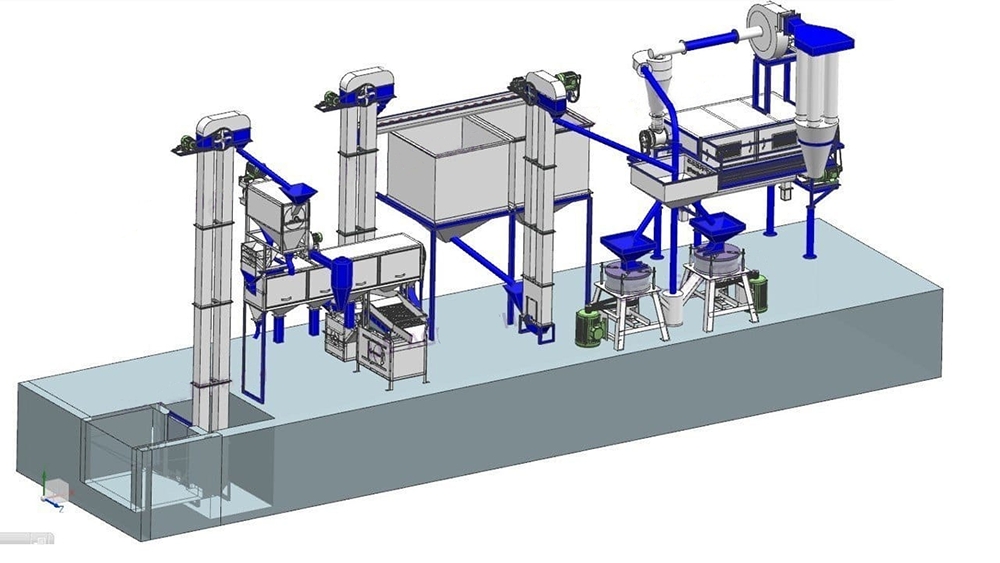 Automatic Flour Mill Plant - 220-440 Volt | Fully Automatic, Energy Efficient, Robust Build, 1-year Warranty, Ideal For Industrial Usage