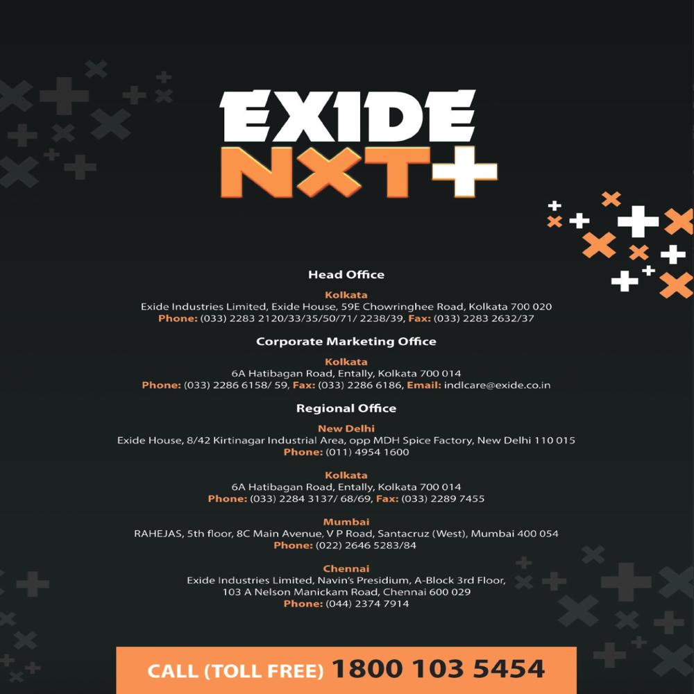 Exide Smf Battery