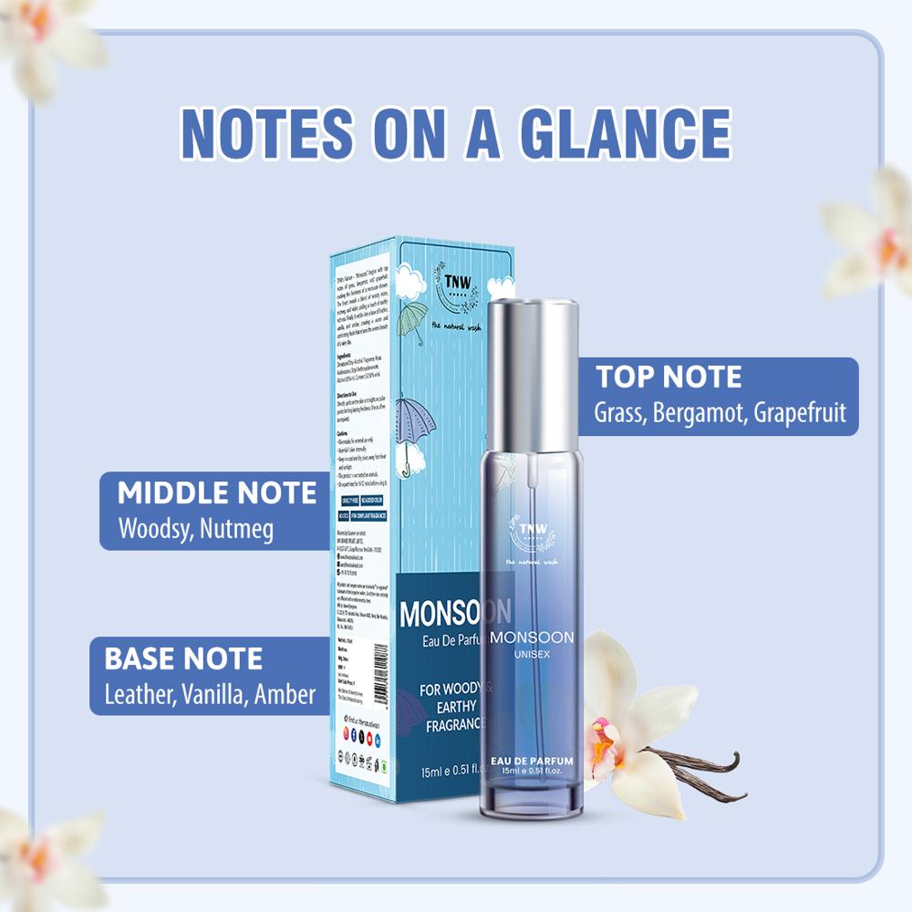 Tnw - Monsoon Eau De Parfum - Fushion Of Woody, Natural And Earthy Fragrances Which Lifts Up - Characteristics: No Side Effect