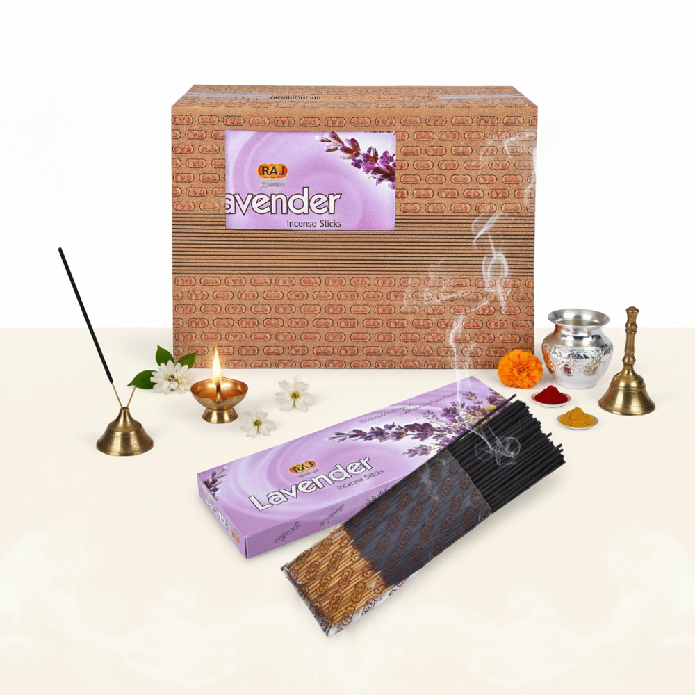 Lavender Incense Sticks - Burning Time: 30 Minutes