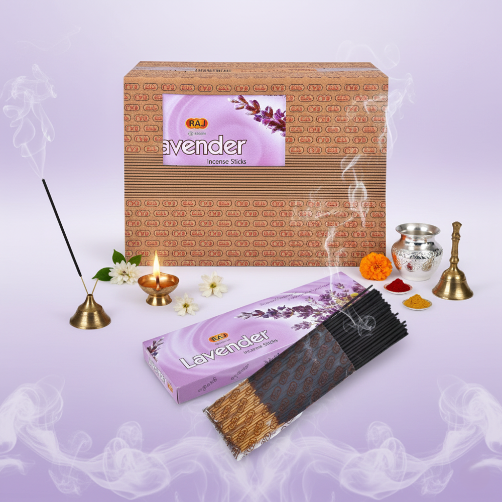 Lavender Incense Sticks - Burning Time: 30 Minutes
