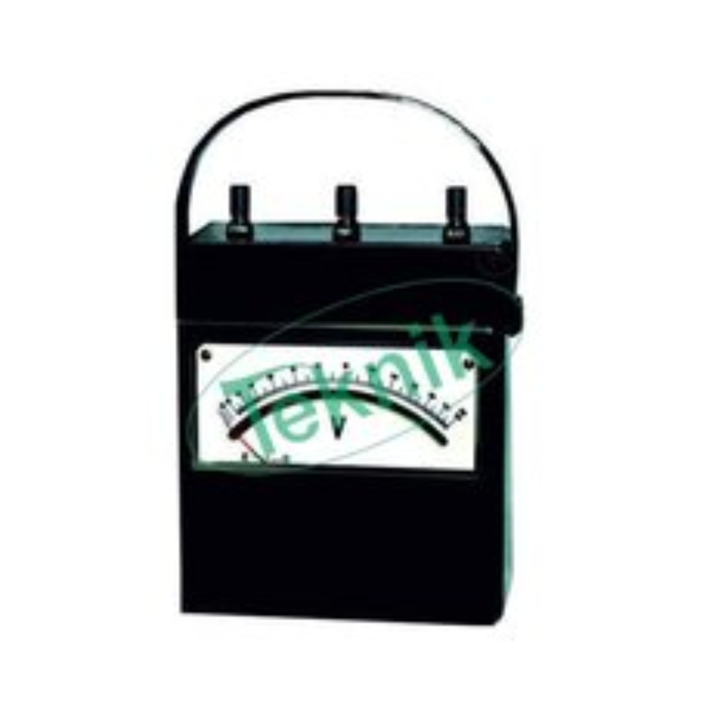DUAL RANGE MOVING IRON AC/DC PORTABLE VOLTMETER